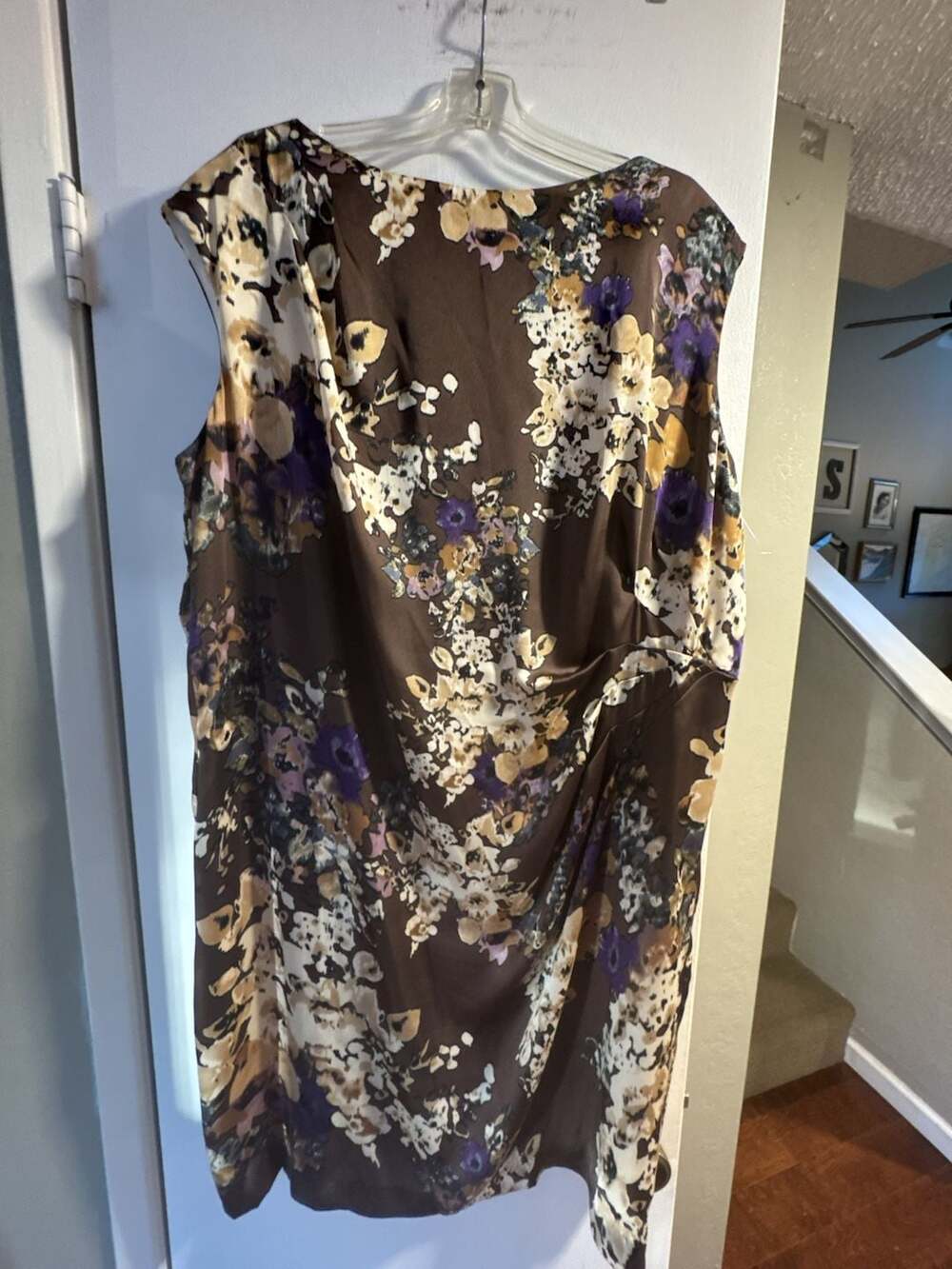 Suzi Chin for Maggy boutique Women's Floral Print Sheath Dress, Size 18W